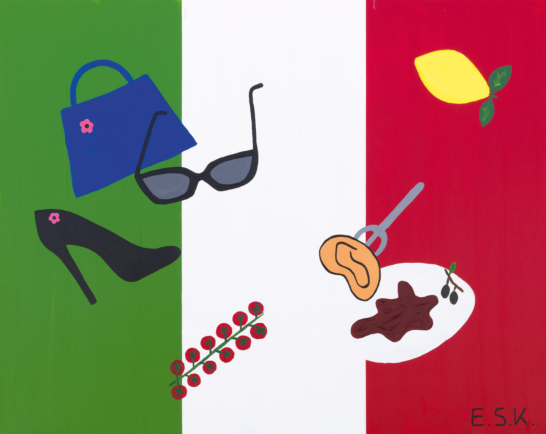 Italien - Orecchiette Pop Art by E.S.K. Eileen Susanne Kreipl
