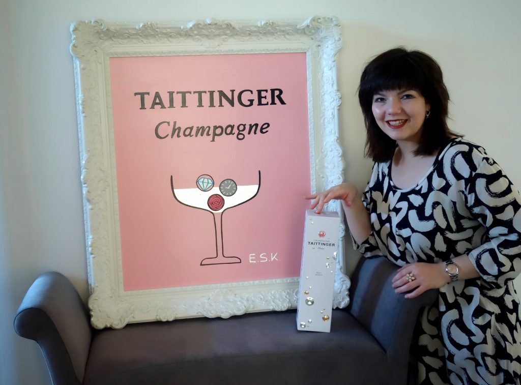 Taittinger Perlage der Träume Pop Art Kunst by Eileen Susanne Kreipl E.S.K.
