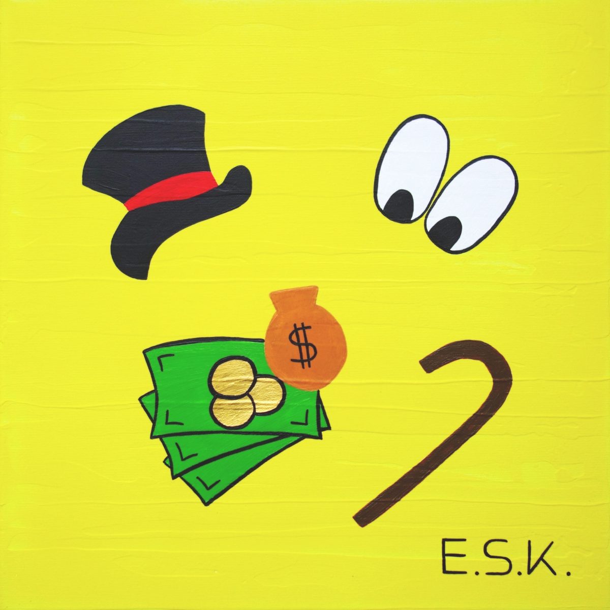Scrooge McDuck Pop Art by E.S.K. Eileen Susanne Kreipl