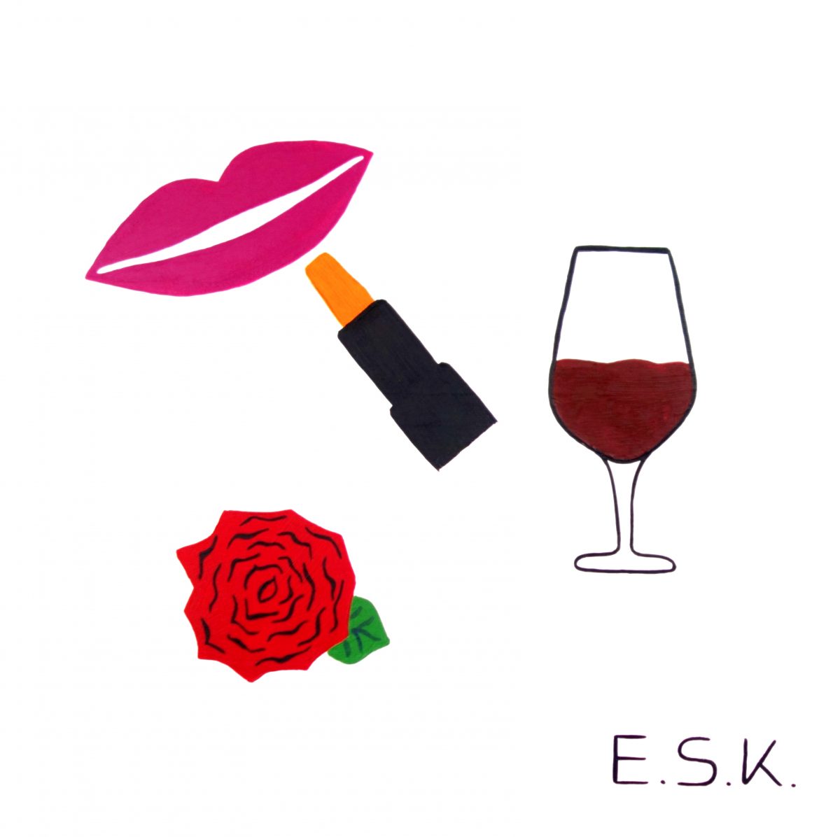 Classical Woman Pop Art by E.S.K. Eileen Susanne Kreipl