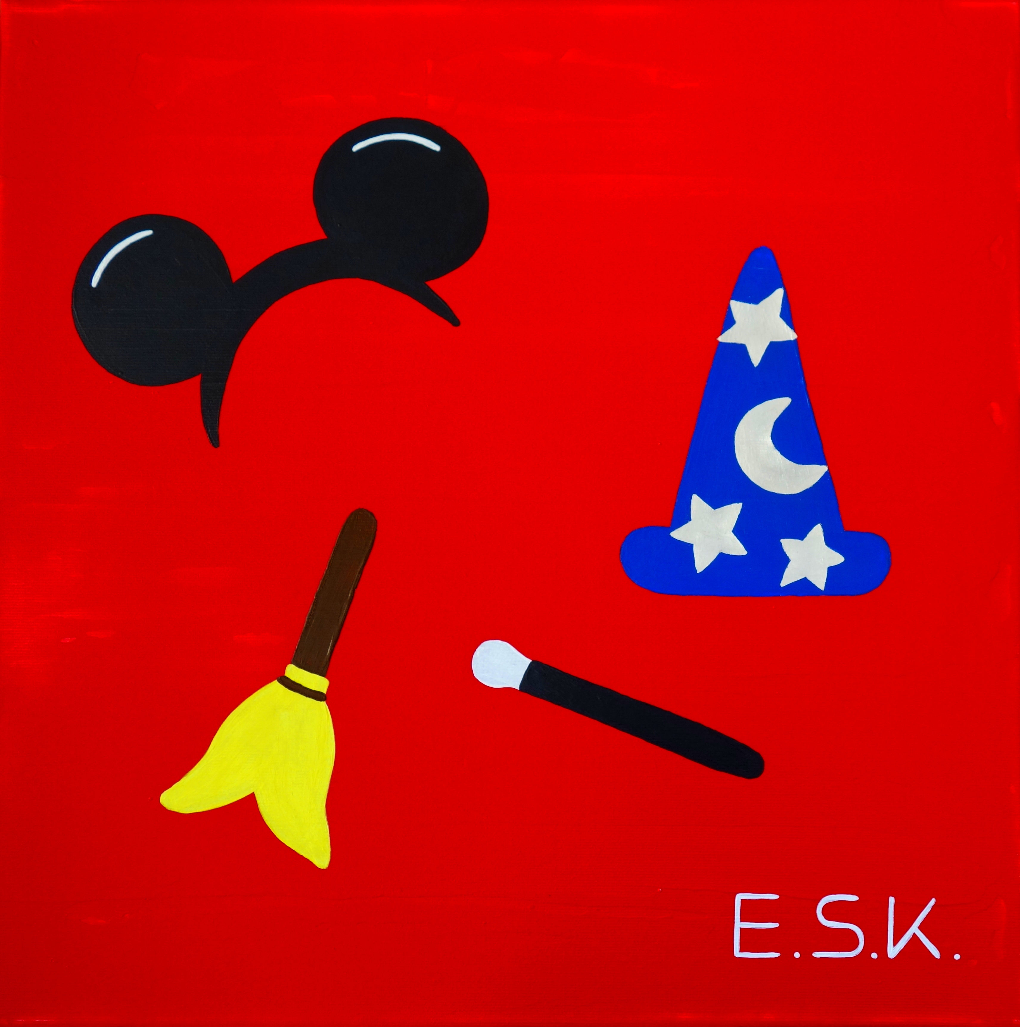 Mickey Mouse Pop Art by E.S.K. Eileen Susanne Kreipl
